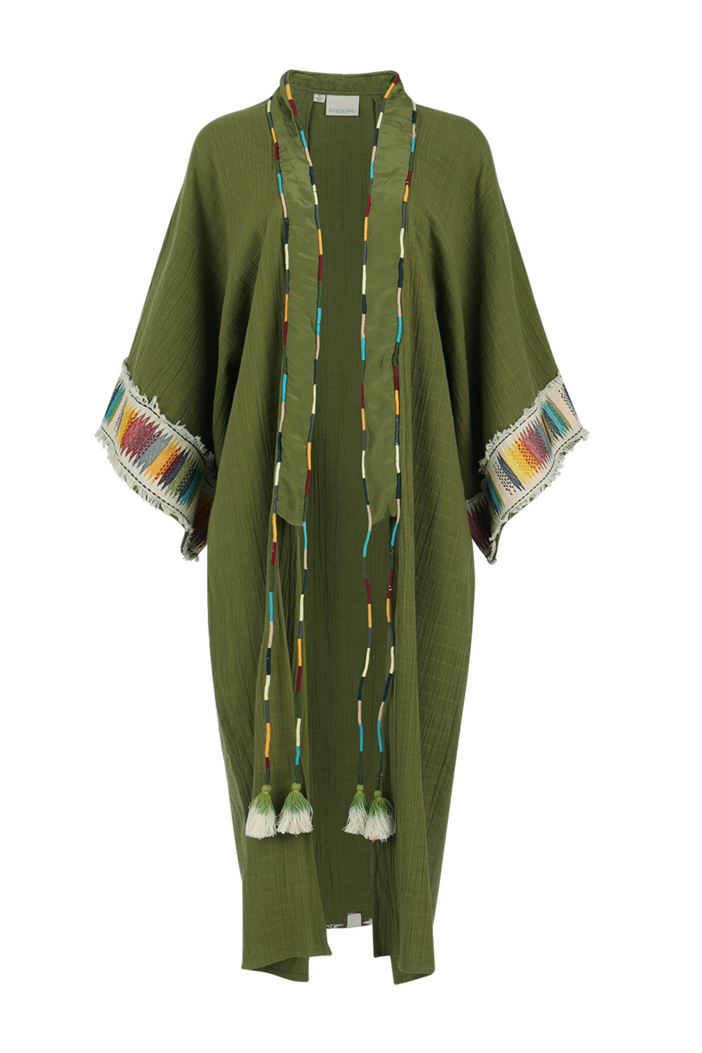 Rocking Gypsy - El Matador Maxi Kimono Olive