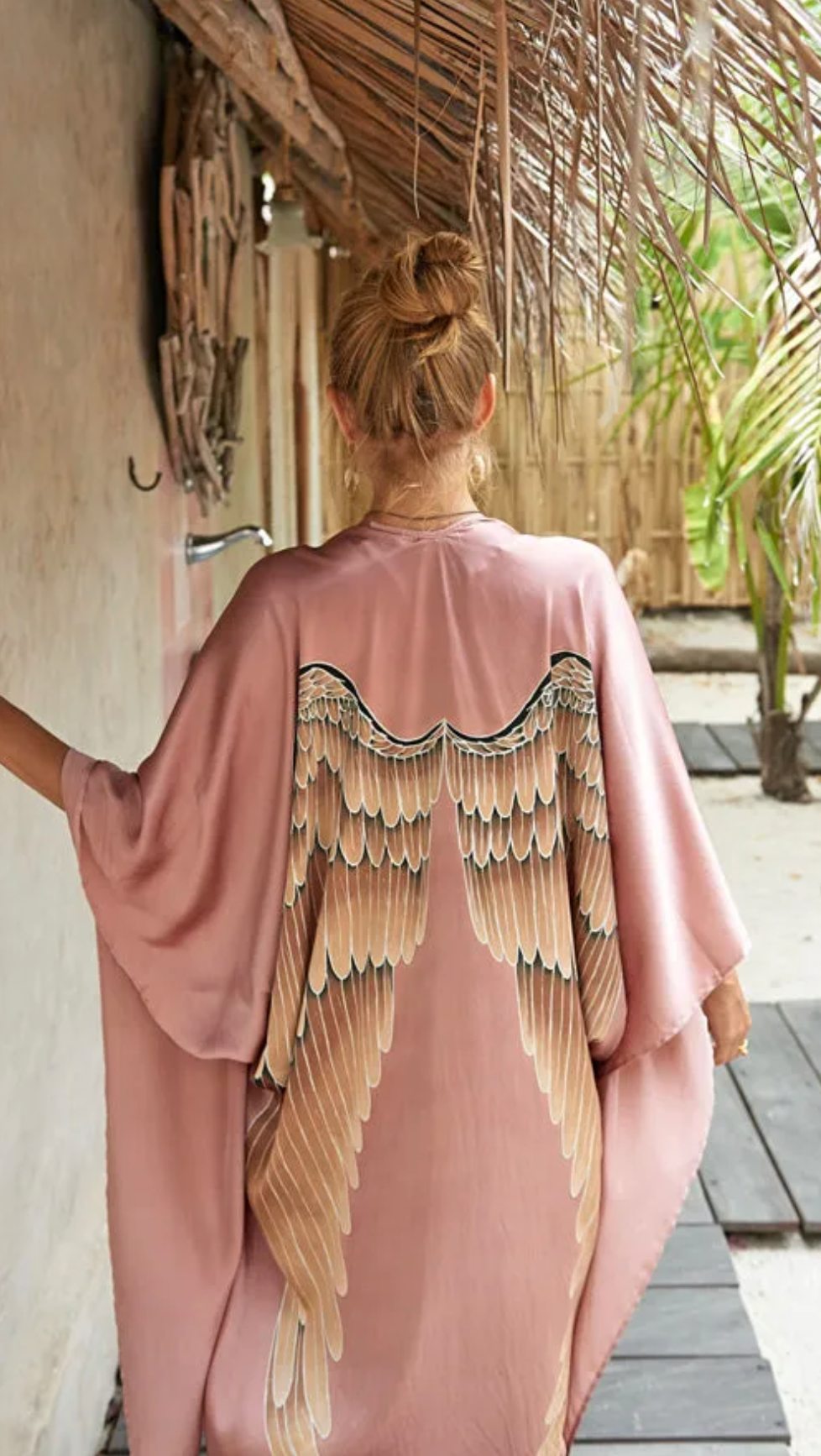 Warriors of the Divine - Kimono Luxe Silk Musk with Caramel wings