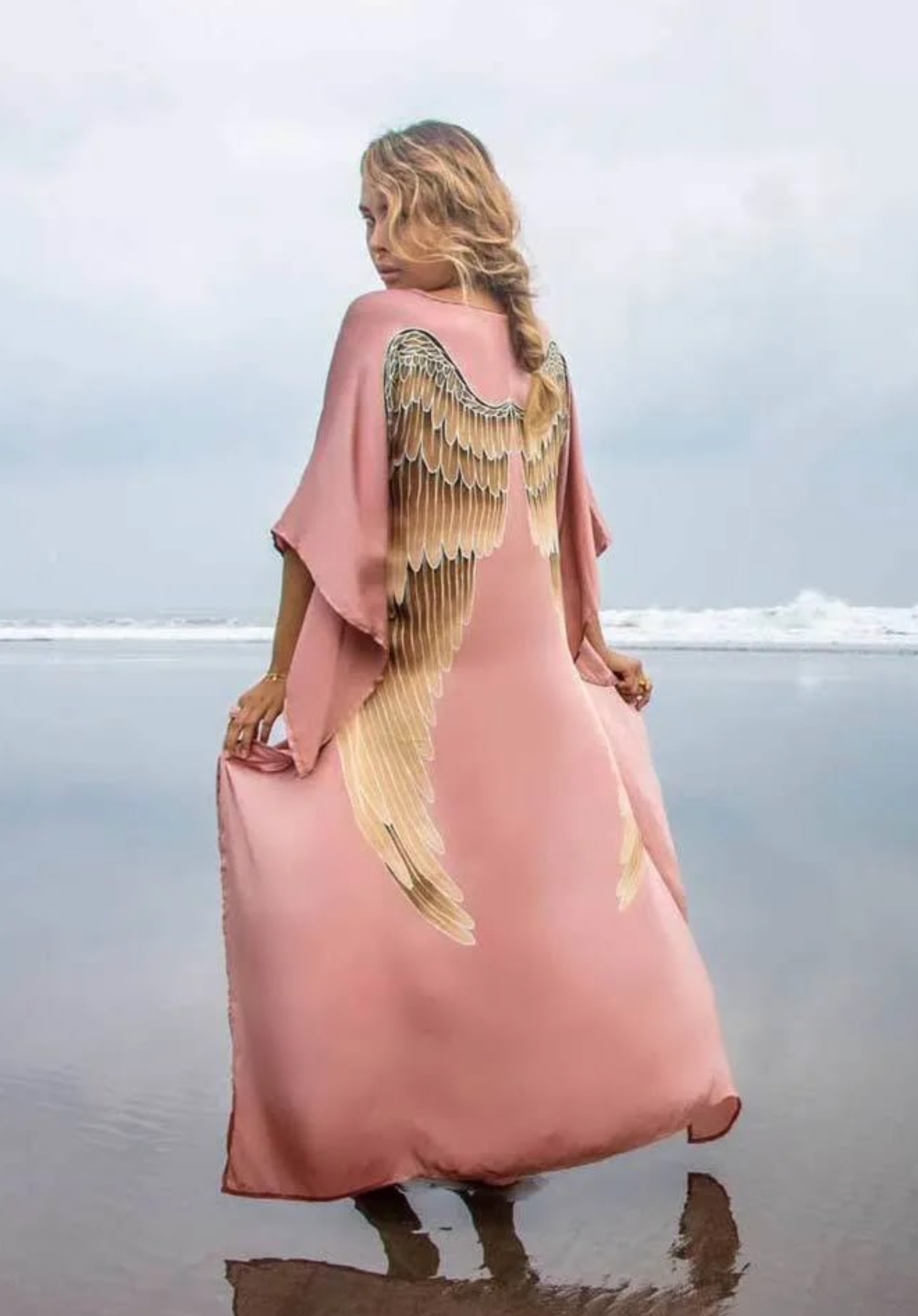 Warriors of the Divine - Kimono Luxe Silk Musk with Caramel wings