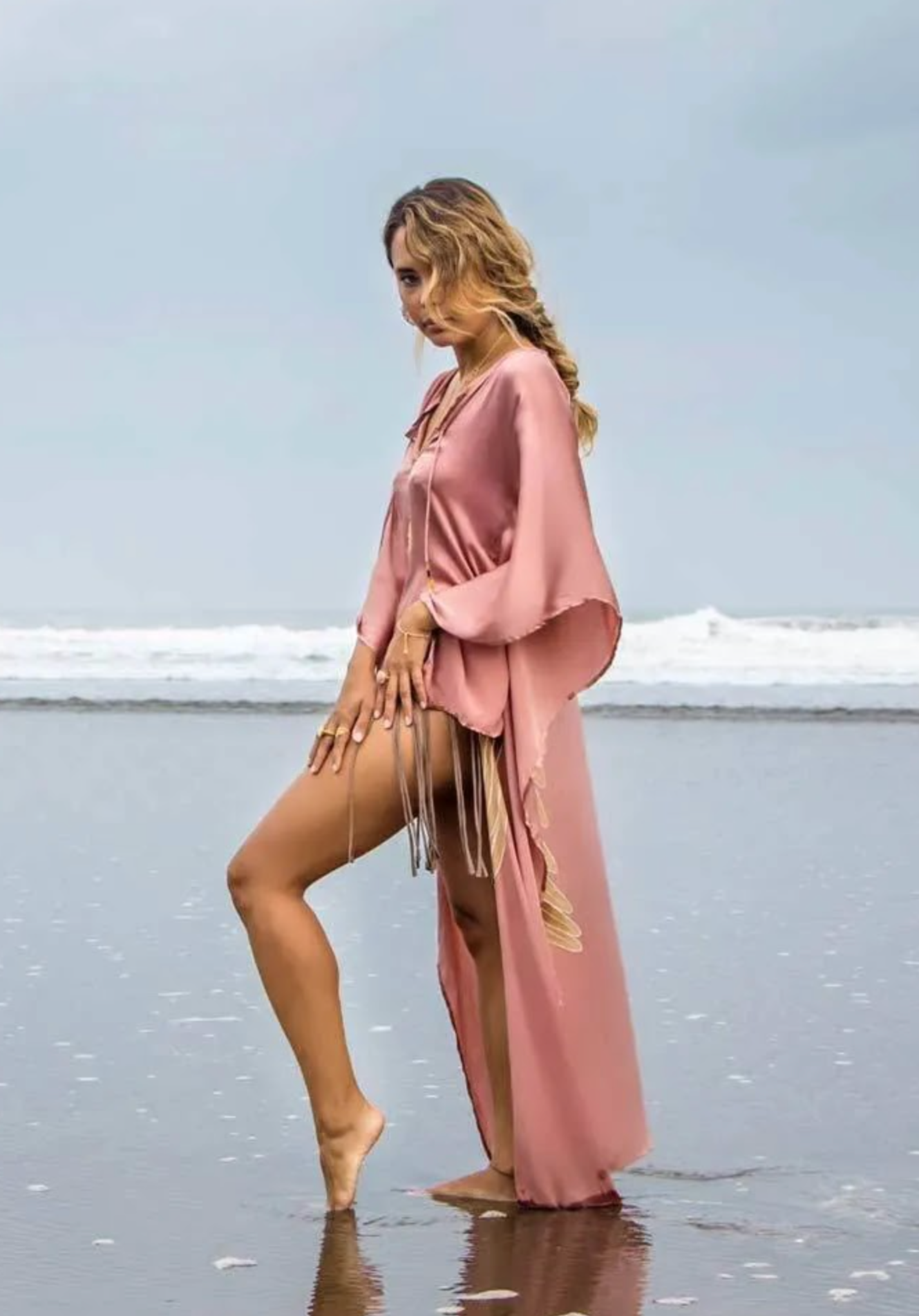 Warriors of the Divine - Kimono Luxe Silk Musk with Caramel wings