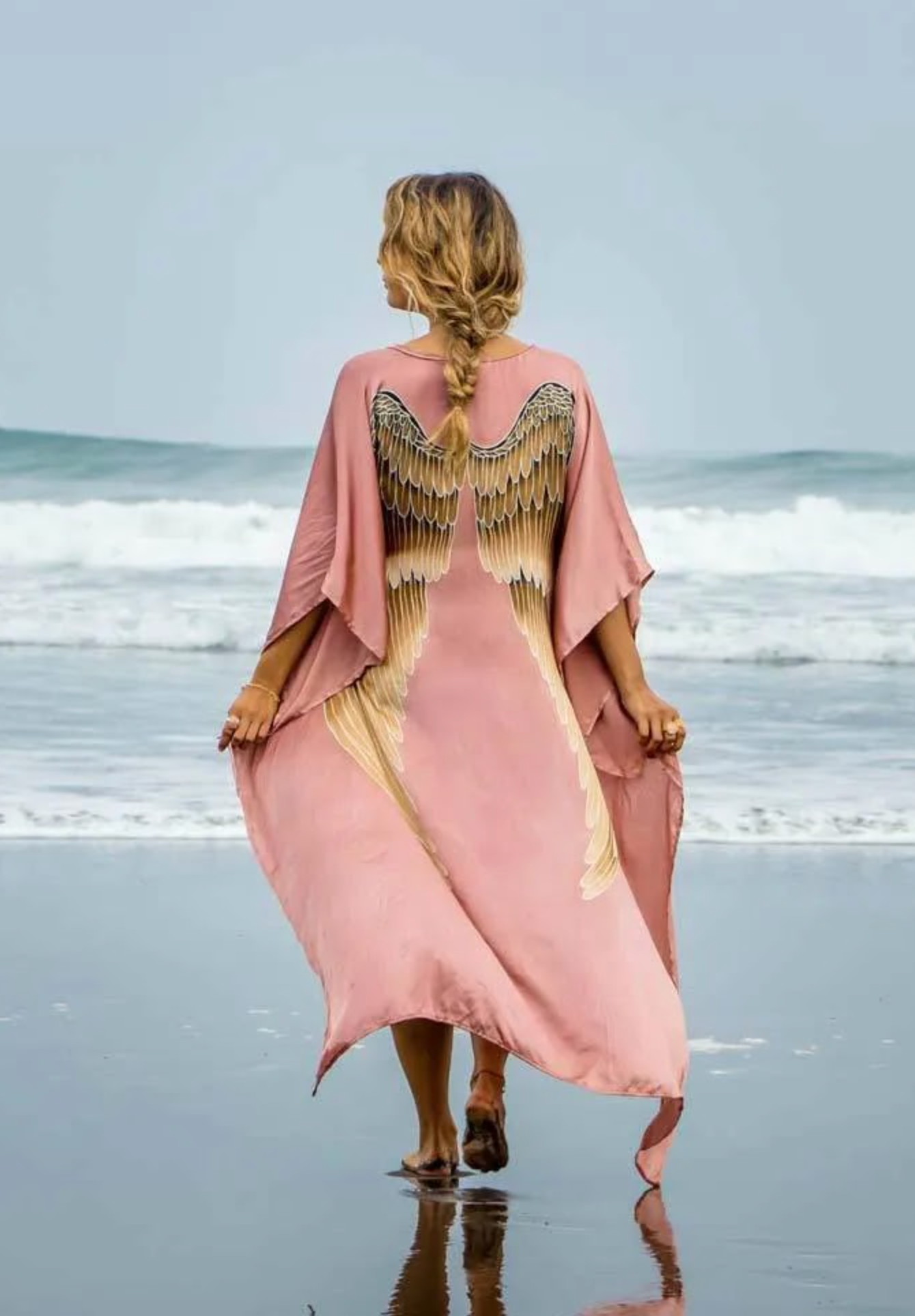 Warriors of the Divine - Kimono Luxe Silk Musk with Caramel wings