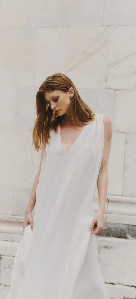 A Perfect Nomad - Sweet Surrender - Maxi dress (Milk)