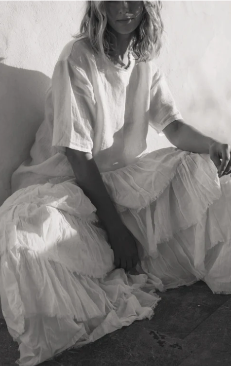 A Perfect Nomad - Untamed Soul Skirt - White