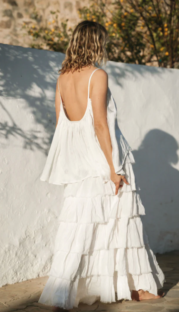 A Perfect Nomad - Untamed Soul Skirt - White