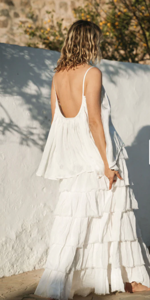 A Perfect Nomad - Breeze Silk Cami - White