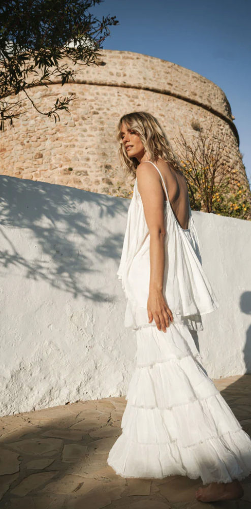 A Perfect Nomad - Breeze Silk Cami - White