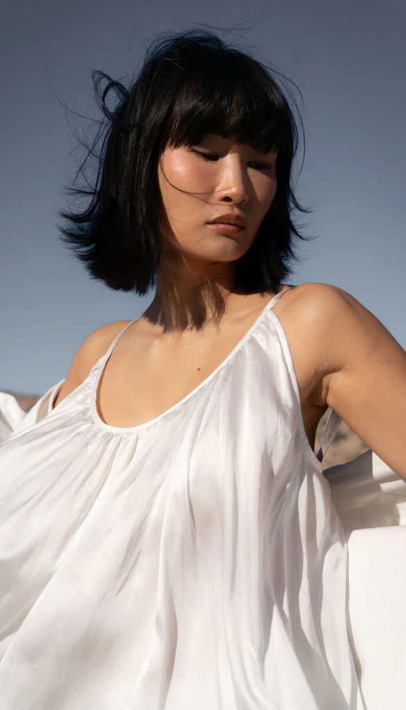 A Perfect Nomad - Breeze Silk Cami - White