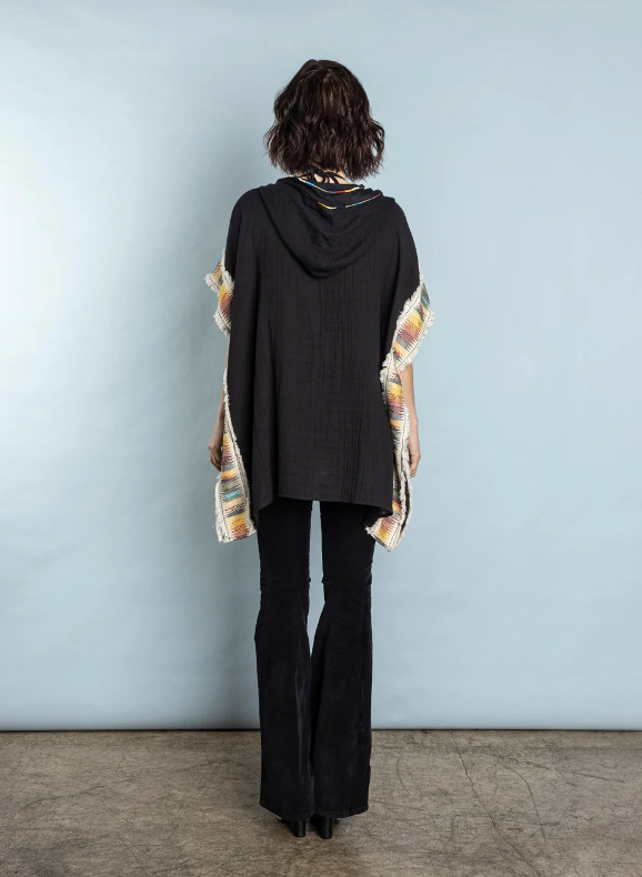 Rocking Gypsy - El Matador Hooded Cover Up Black