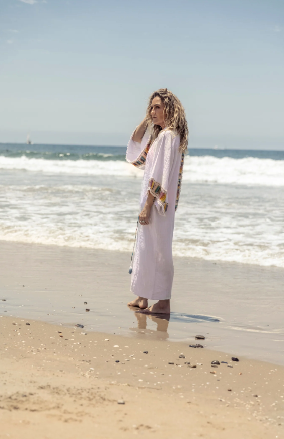 Rocking Gypsy - El Matador Maxi Kimono White