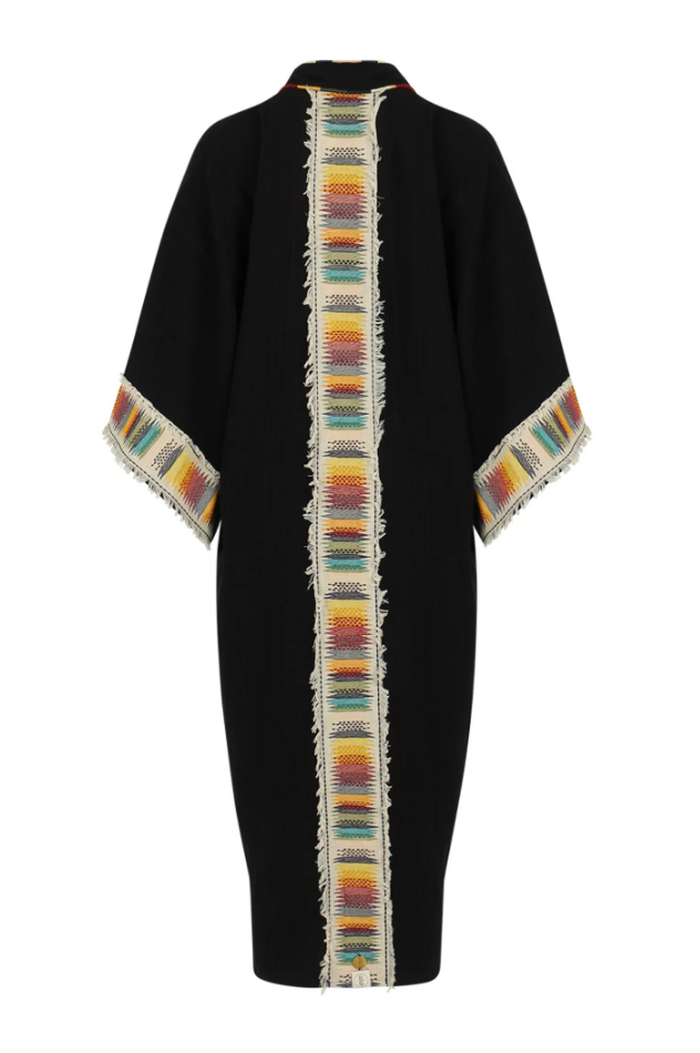 Rockin Gypsy - El Matador Maxi Kimono Black
