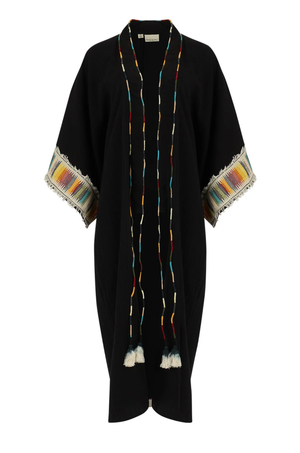 Rockin Gypsy - El Matador Maxi Kimono Black