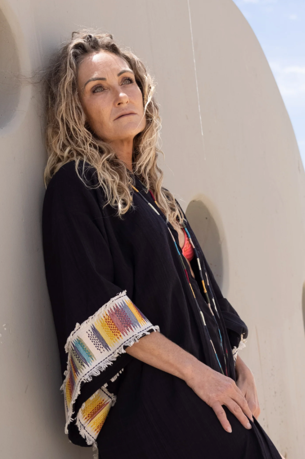Rockin Gypsy - El Matador Maxi Kimono Black