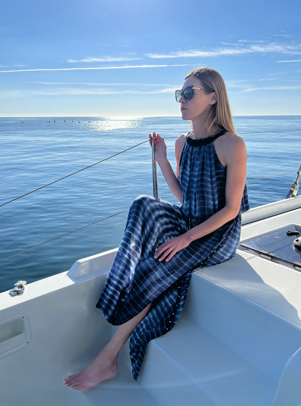 Rocking Gypsy - Hermosa Jumpsuit Ocean