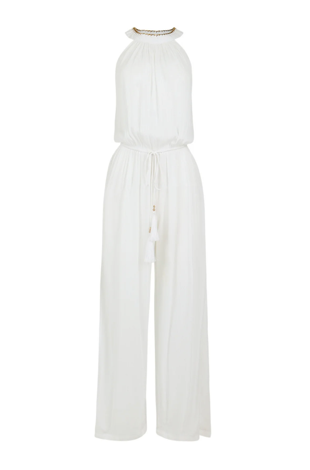 Rocking Gypsy - Hermosa Jumpsuit White