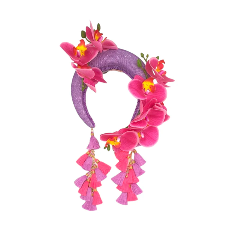 Orchid Bloom Violeta Luna Lurex Chacha Band