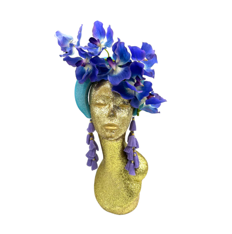 Orchid Bloom Azure Lilac Bluebell Chacha Band Regular price - Julia Clancy