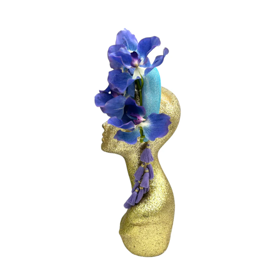 Orchid Bloom Azure Lilac Bluebell Chacha Band Regular price - Julia Clancy