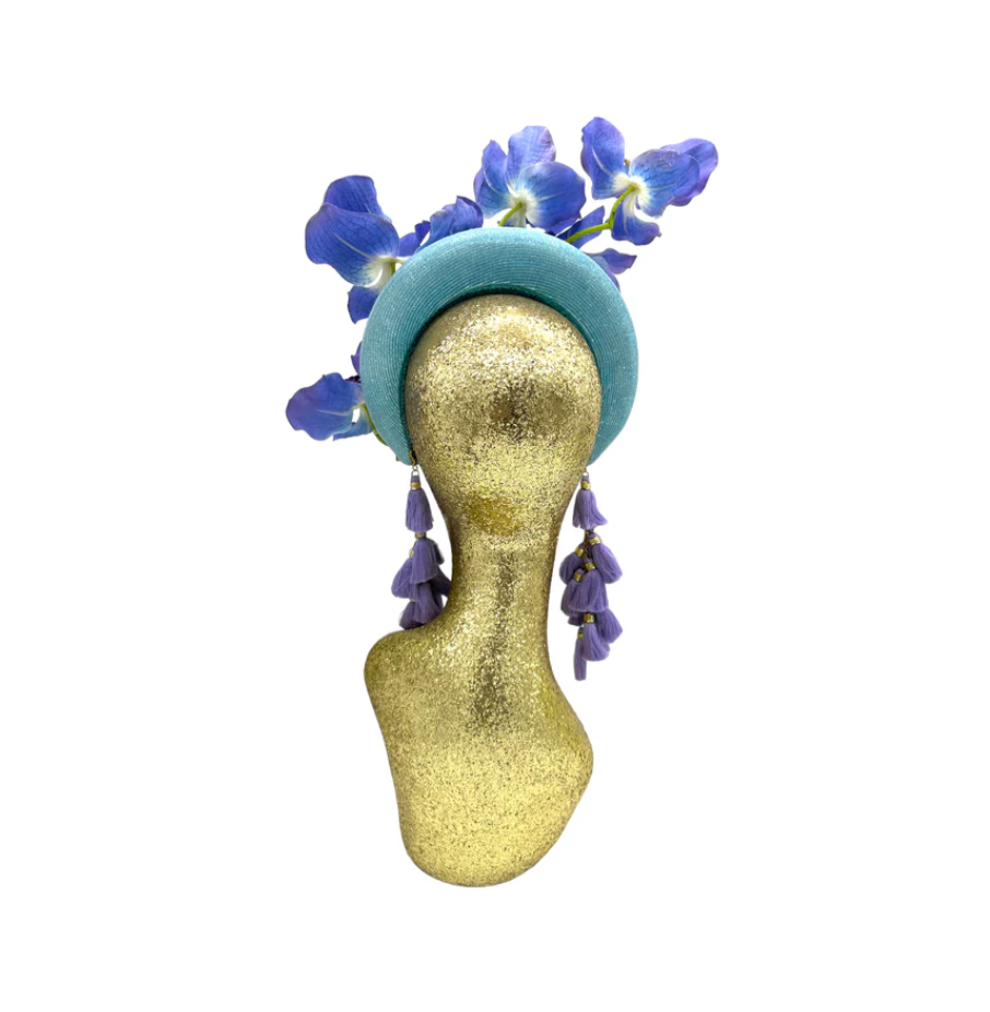 Orchid Bloom Azure Lilac Bluebell Chacha Band Regular price - Julia Clancy