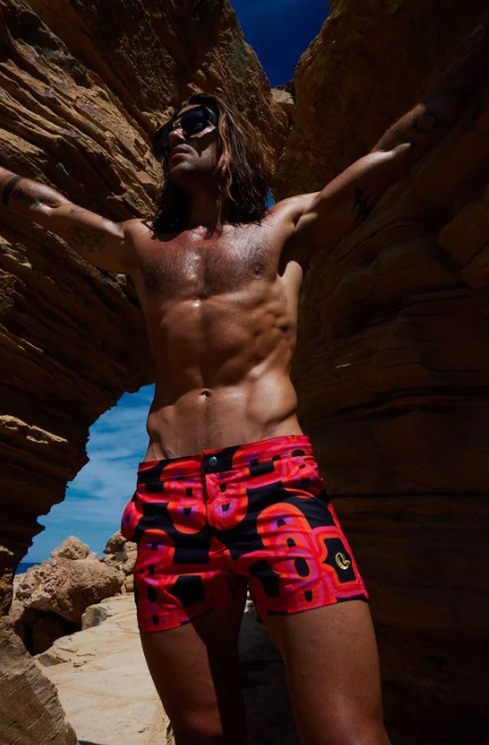 Julia Clancy - Sunset Rooftop Board Short Olympia - Black