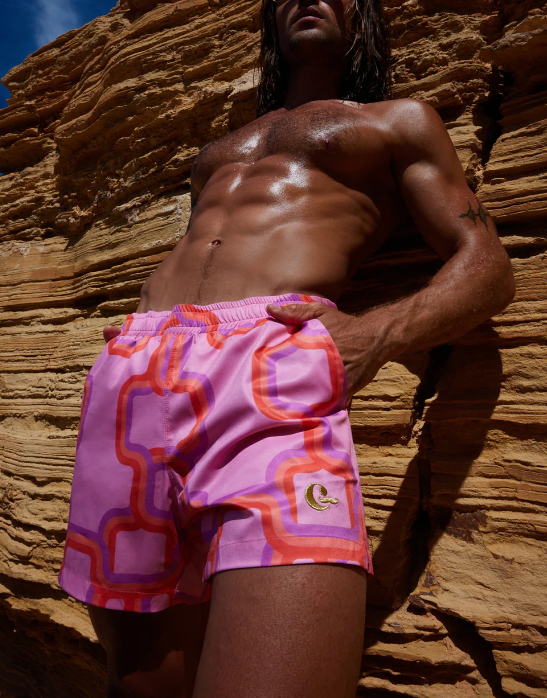 Julia Clancey - South Bay Boardie in Pink Link