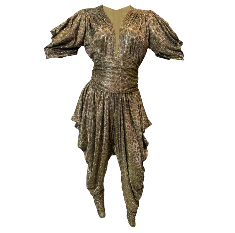 Julia Clancey - Carmenita Leopard Jumpsuit set