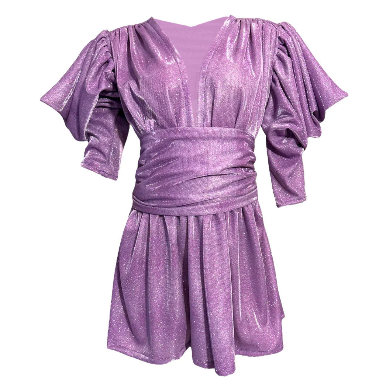 Julia Clancey - Gloria Lilac Bermuda Jumpsuit Set