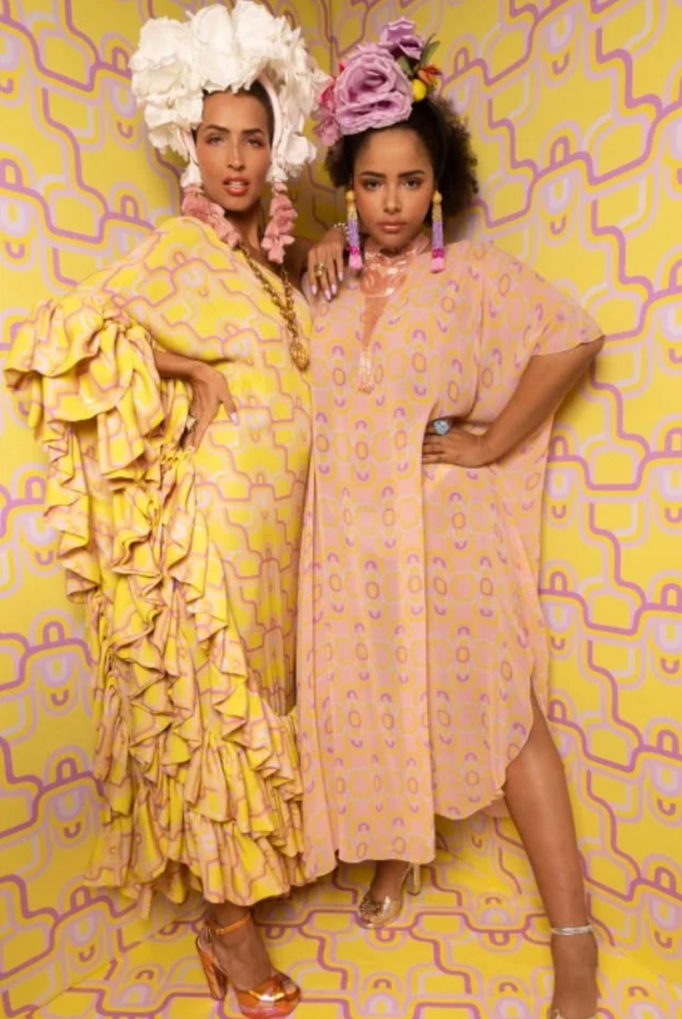 Julia Clancey - Madam Olympia Fondant Georgette Kaftan