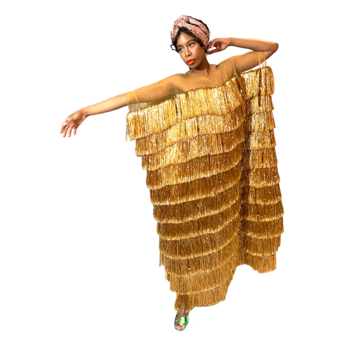 Julia Clancey - Luxe Madam Frou Almond Kaftan