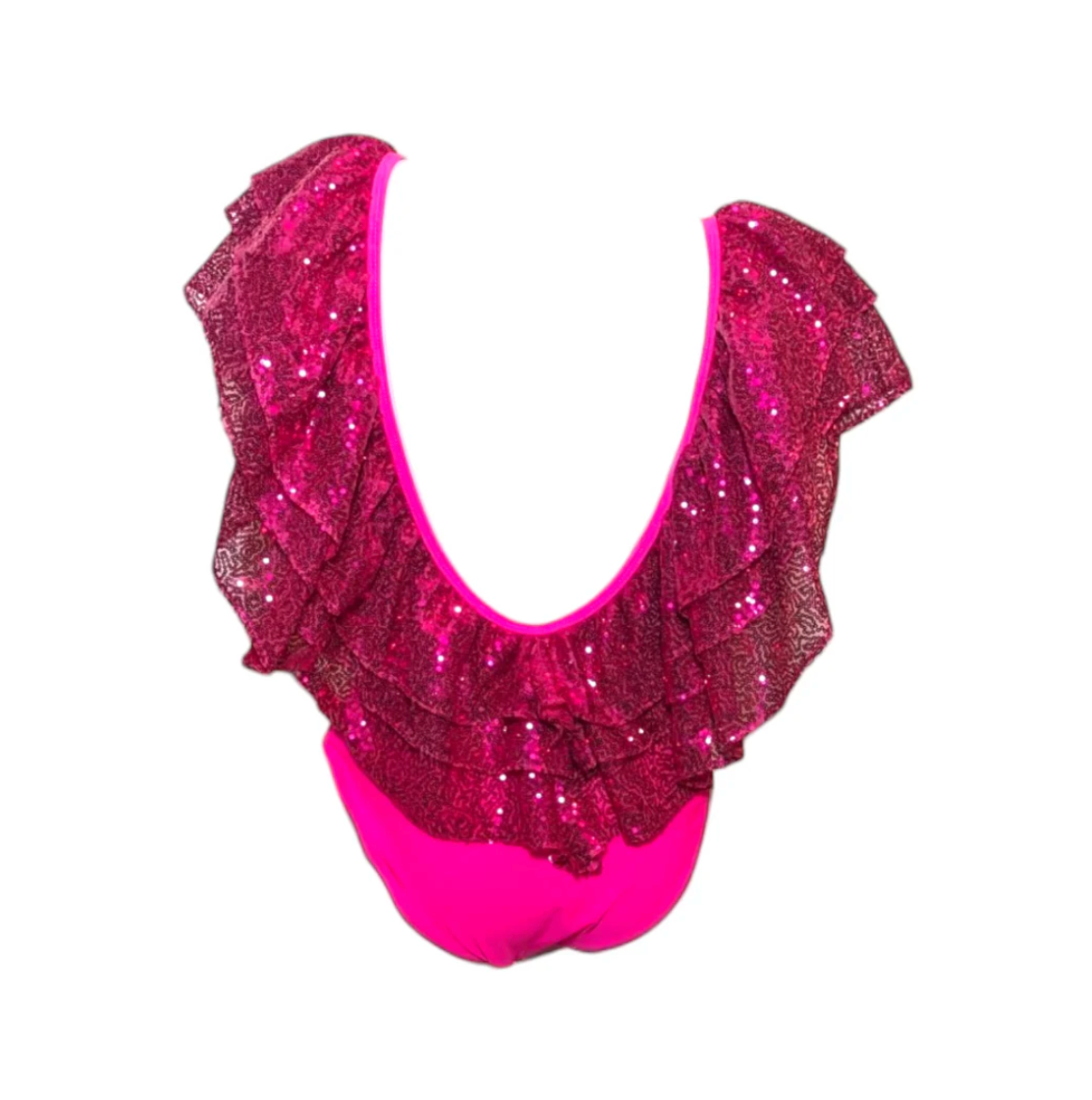 Julia Clancey - Victory Raspberry Sequin Swim Body