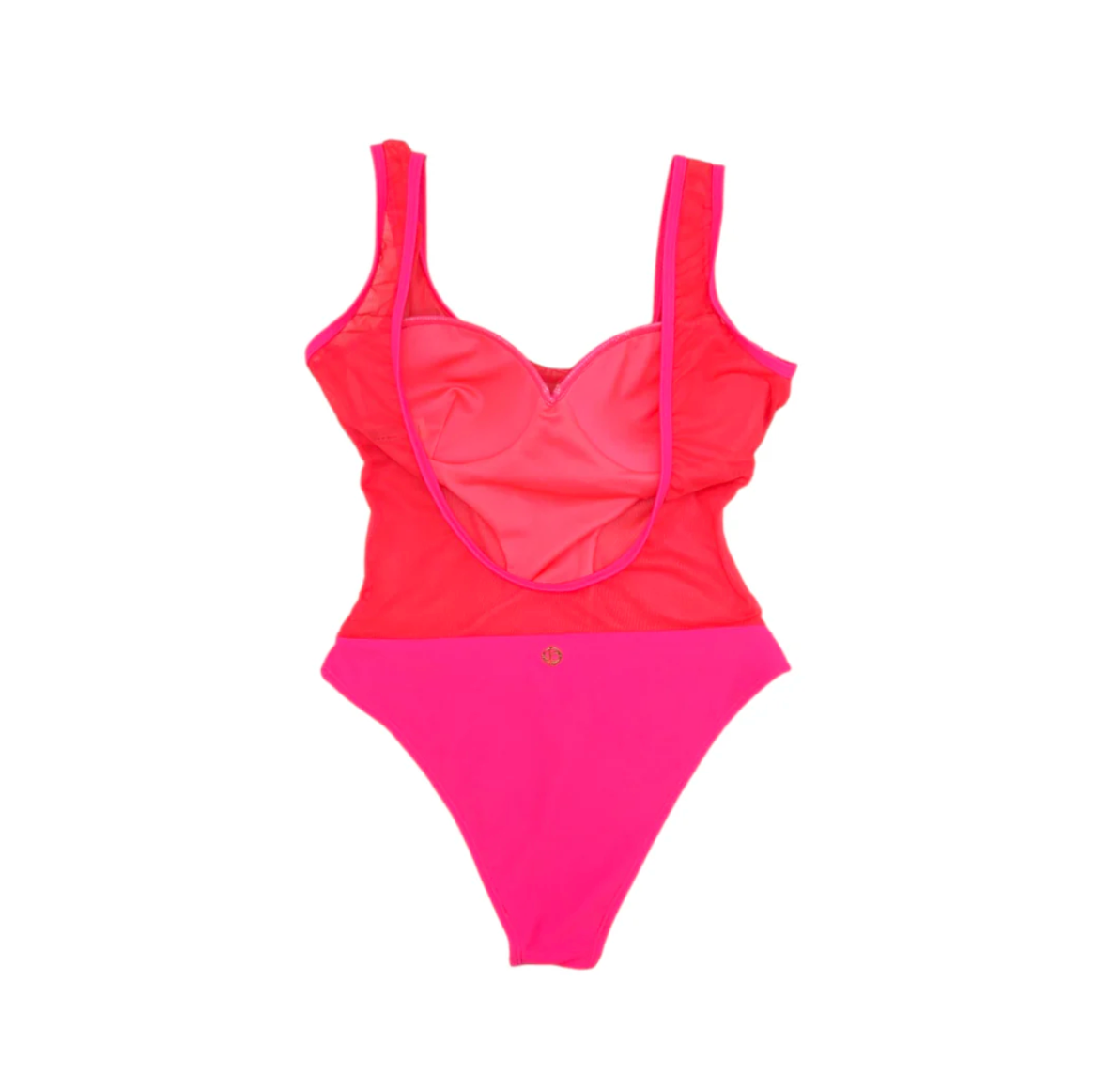 Julia Clancey - Marilyn Mesh Hot Pink Swim Body