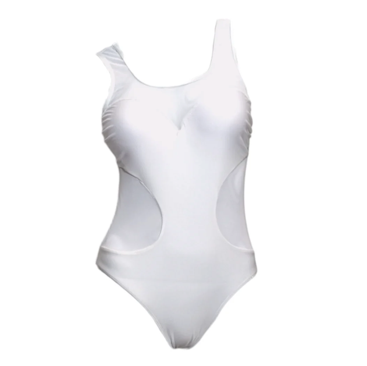Julia Clancey - Marilyn Mesh White Swim Body