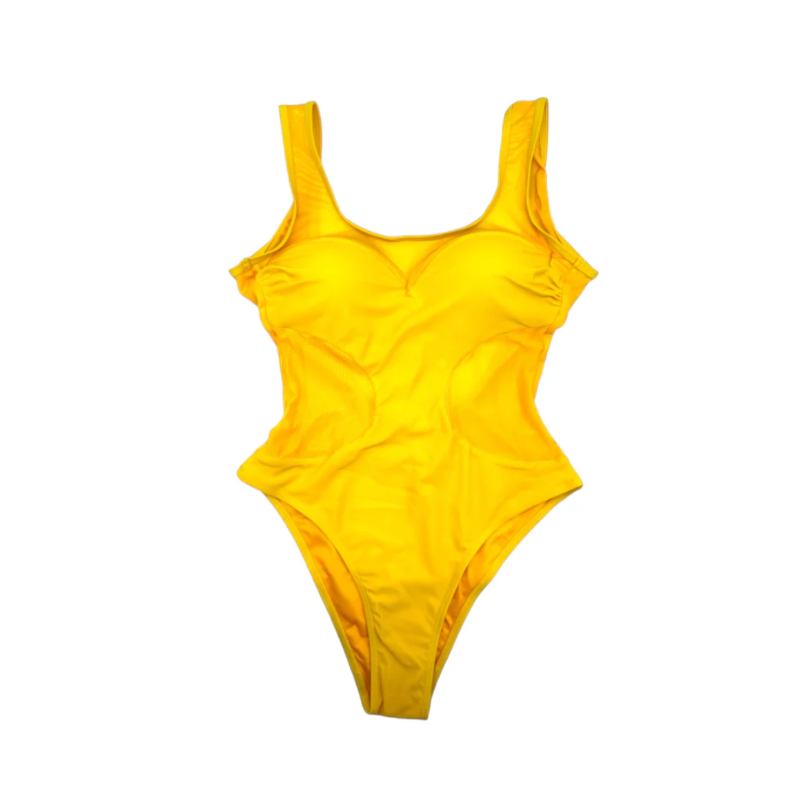 Julia Clancey - Marilyn Mesh Yellow Swim Body