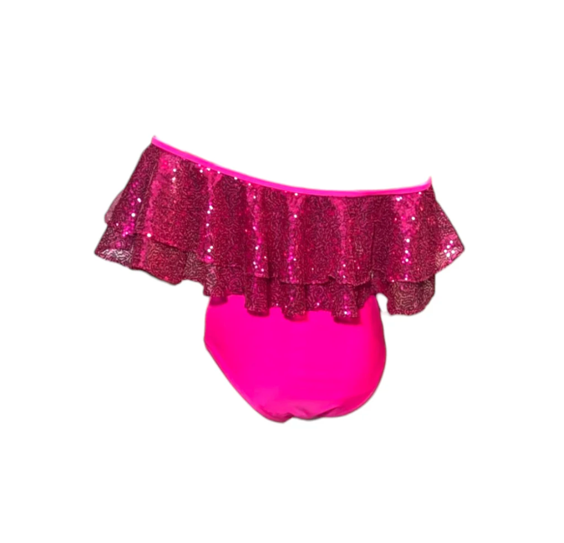 Julia Clancey - Rara Raspberry Sequin Swimsuit Body