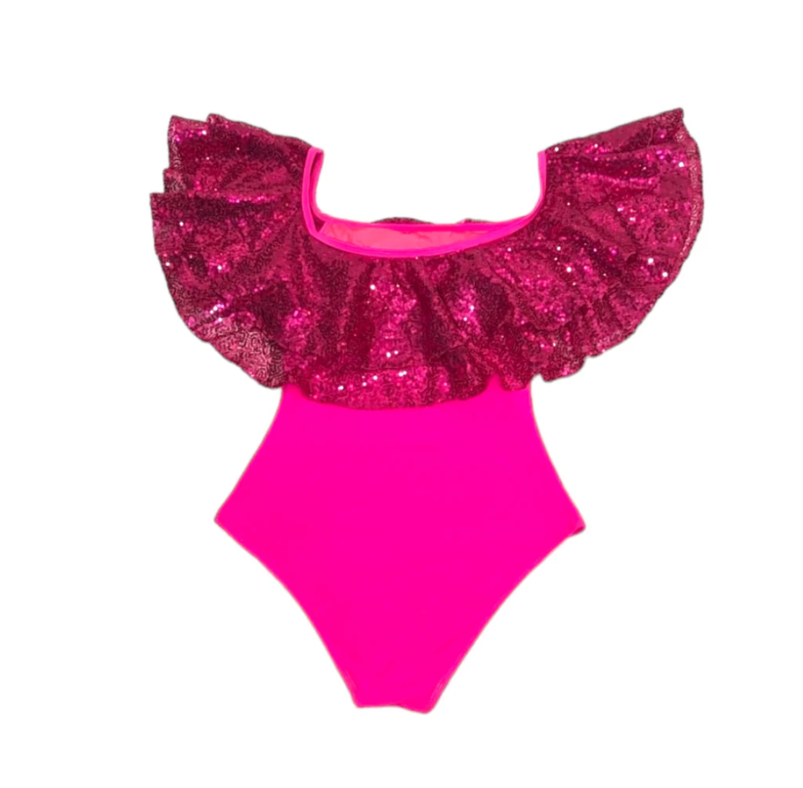 Julia Clancey - Rara Raspberry Sequin Swimsuit Body