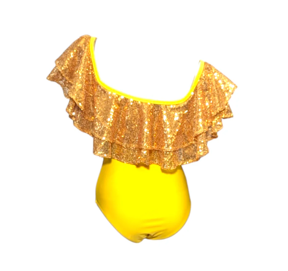 Julia Clancey - Rara Sunshine Sequin Swim Body