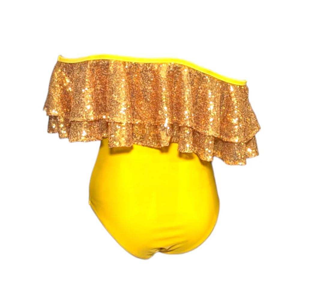 Julia Clancey - Rara Sunshine Sequin Swim Body