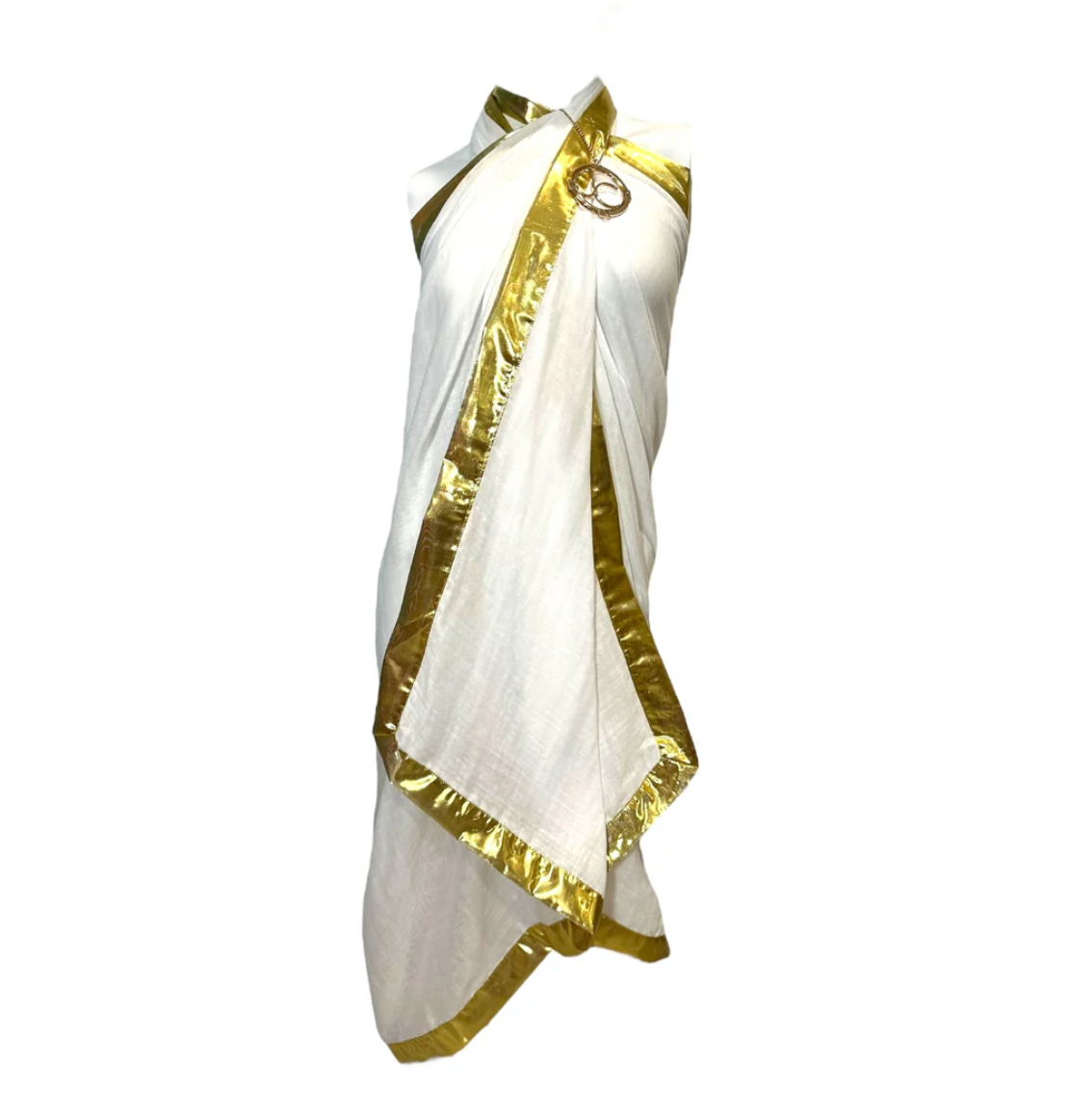 Julia Clancey - Linen White Pendant Sarong
