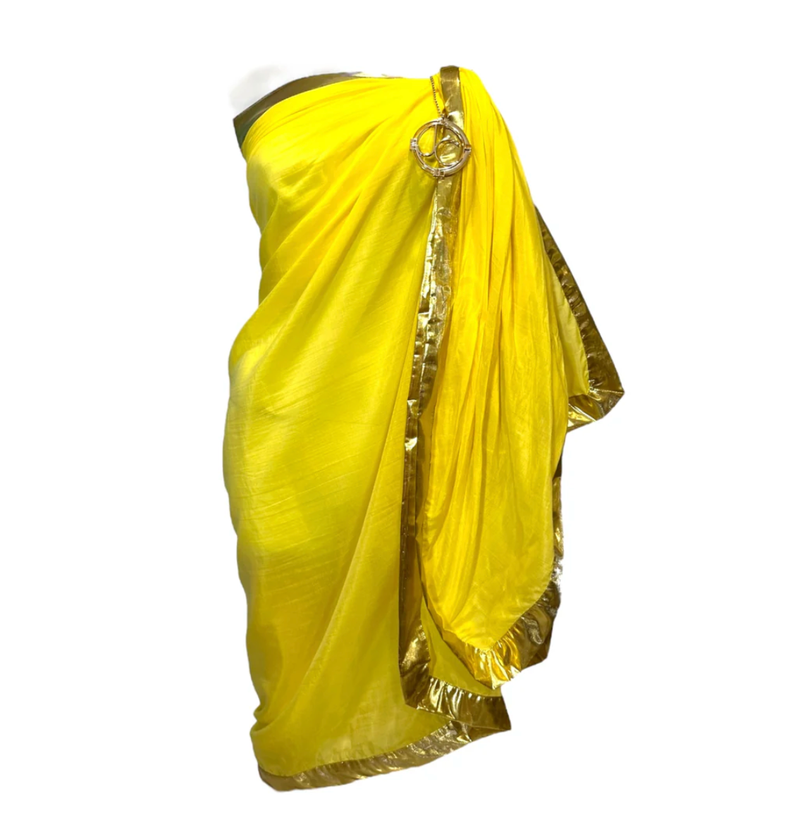 Julia Clancey - Sunshine Yellow Silk Cotton Pendant Sarong