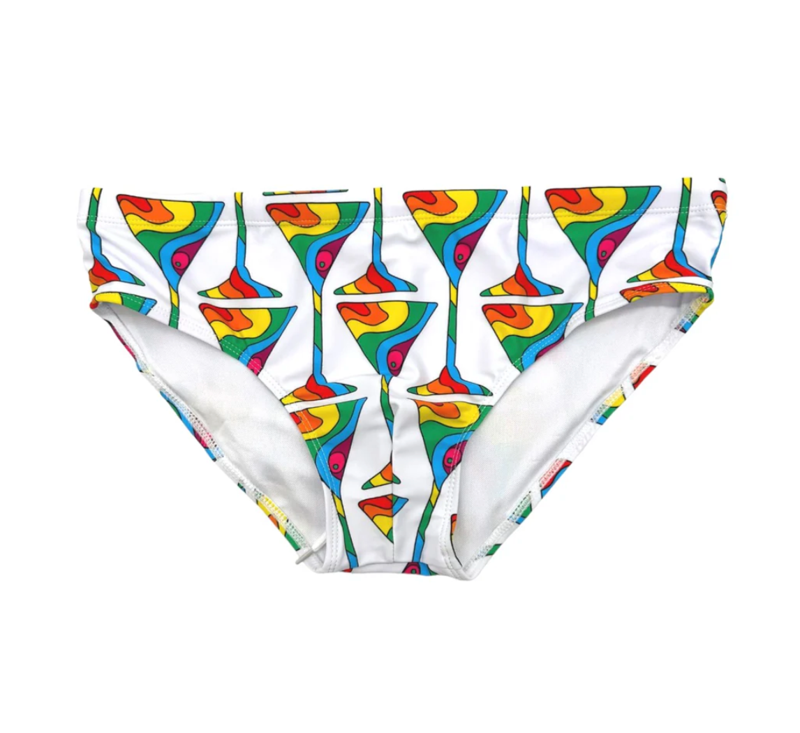 Julia Clancey - Rainbow Martini Men's Smugglers