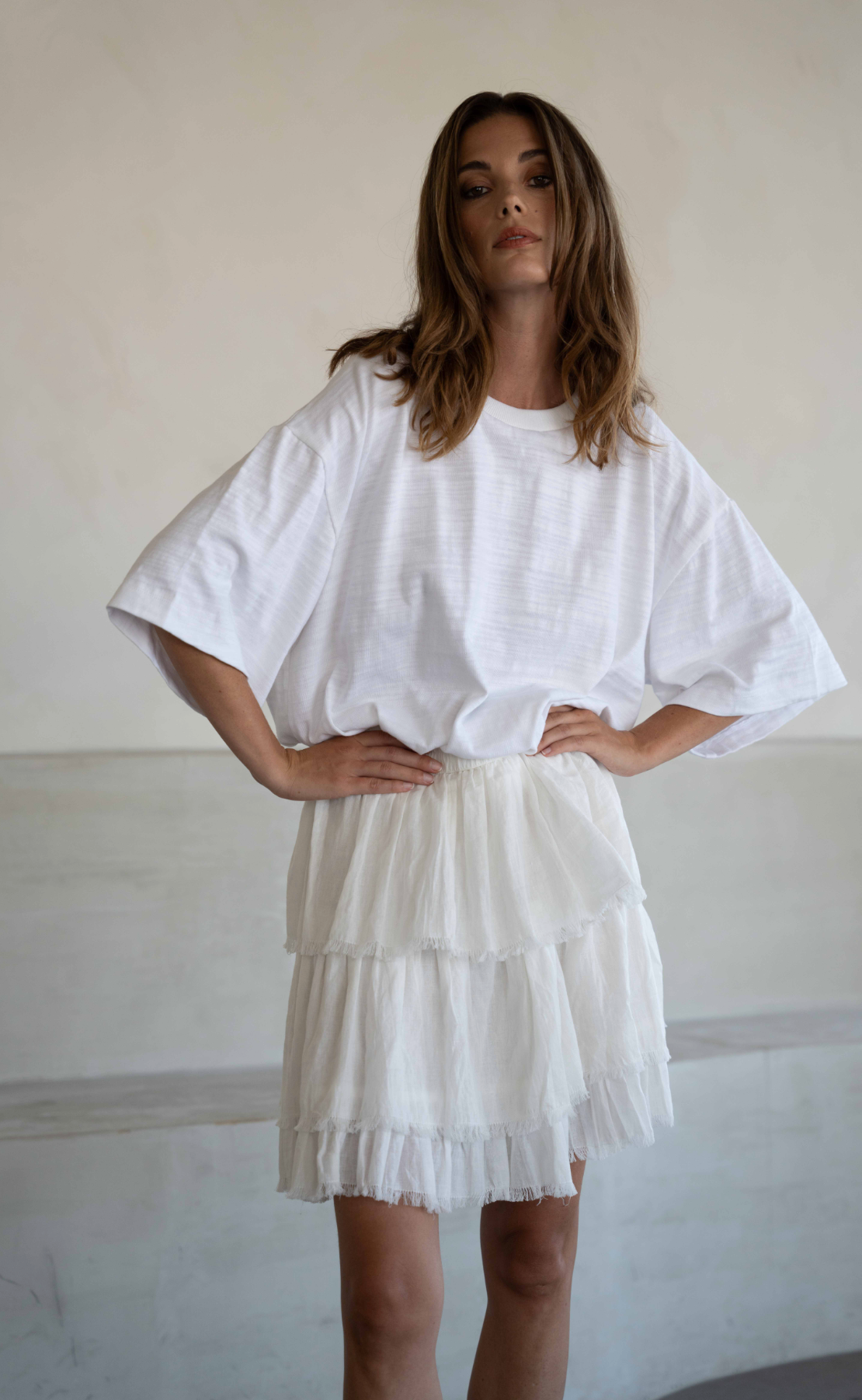 A Perfect Nomad - Small Thrills Skirt in Black and White