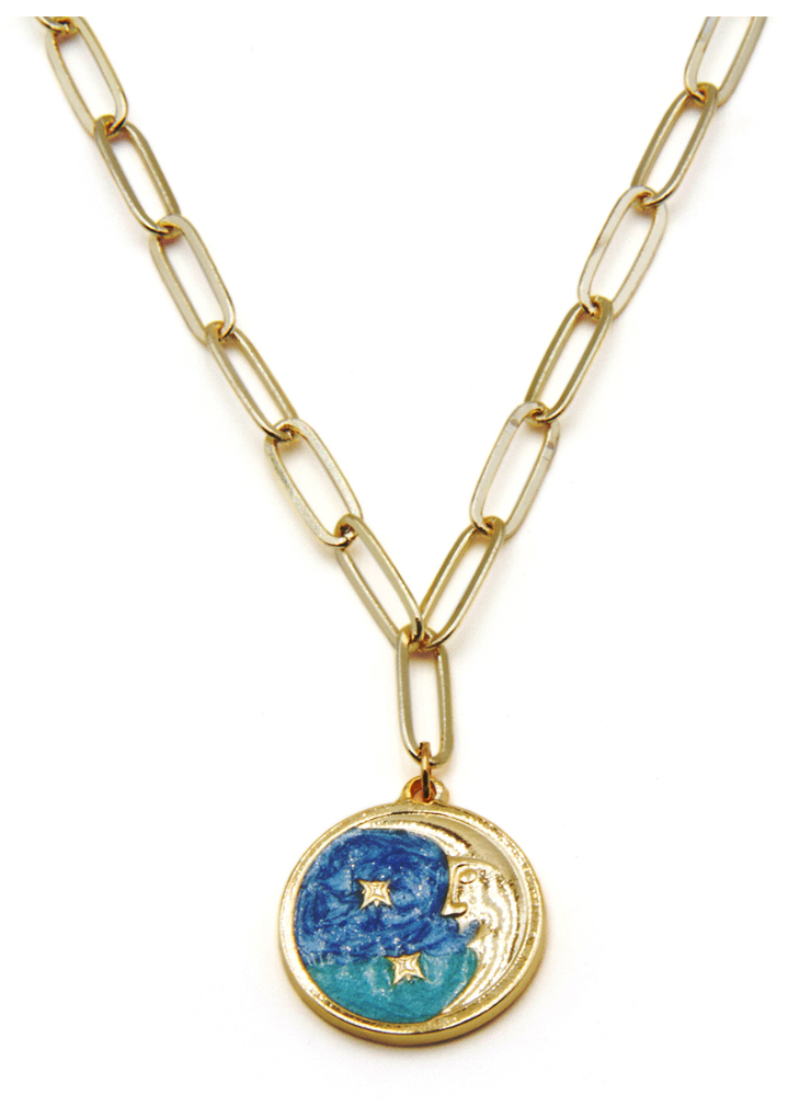 Beach Jewellery - La Luna The Moon Pendant