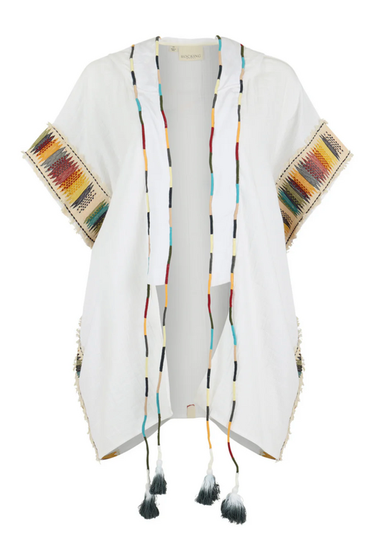 Rocking Gypsy - El Matador Hooded Cover Up White