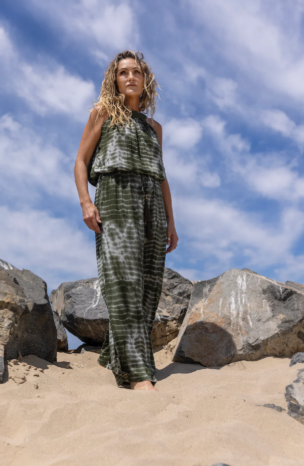 Rocking Gypsy - Hermosa Jumpsuit Olive