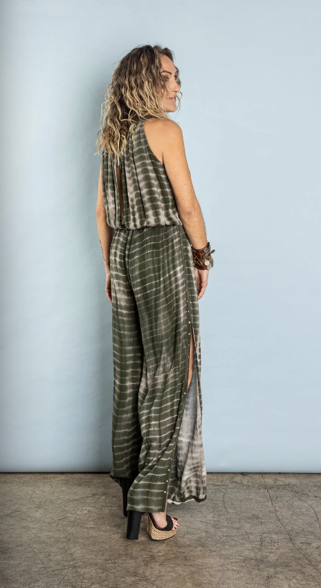 Rocking Gypsy - Hermosa Jumpsuit Olive