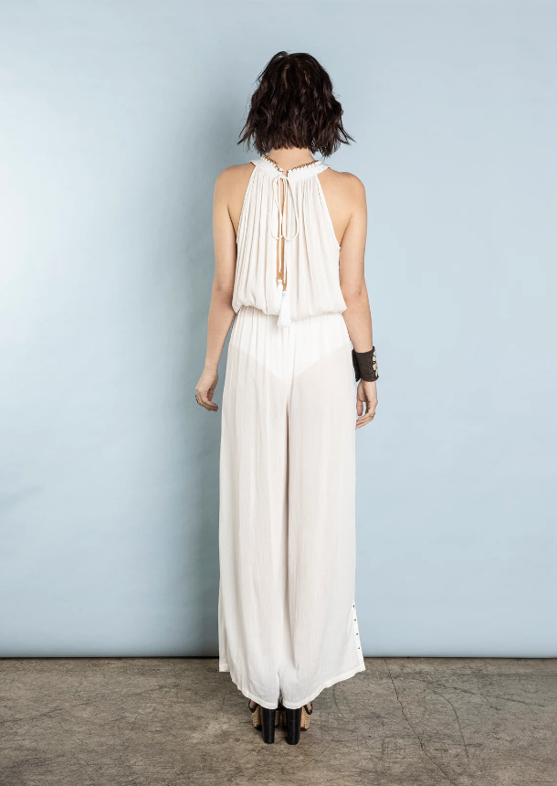 Rocking Gypsy - Hermosa Jumpsuit White