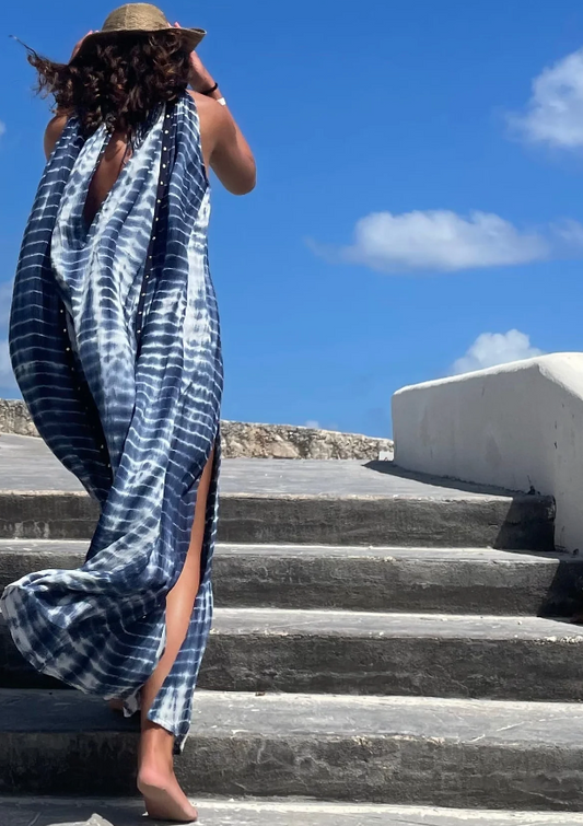 Rocking Gypsy - Hermosa Maxi Dress Ocean