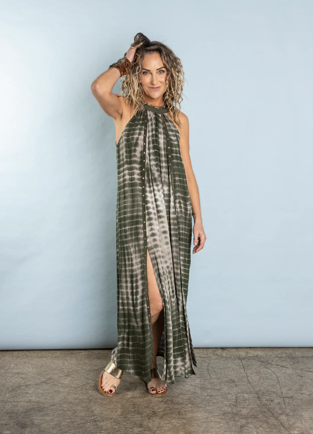 Rocking Gypsy - Hermosa Maxi Dress Olive