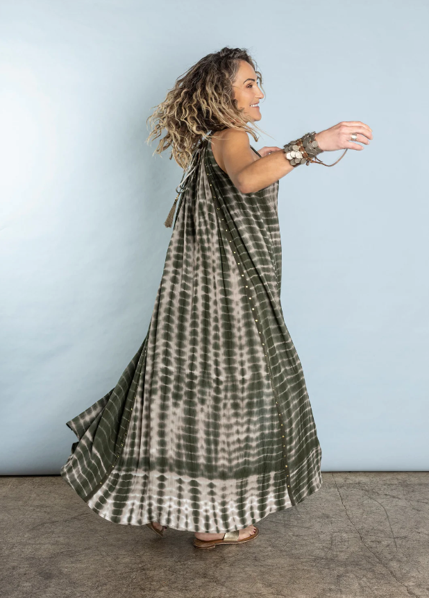 Rocking Gypsy - Hermosa Maxi Dress Olive
