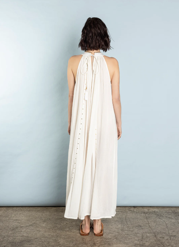 Rocking Gypsy - Hermosa Maxi Dress White
