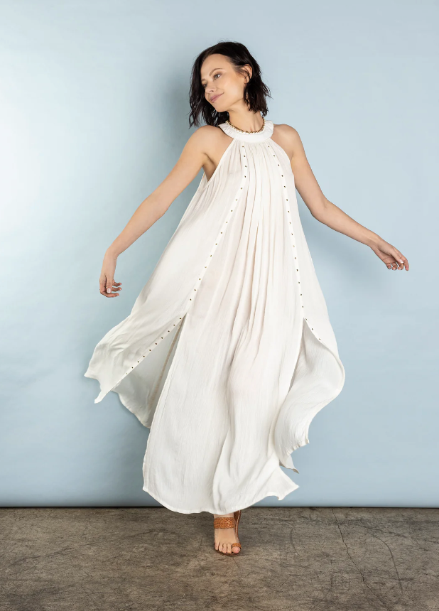 Rocking Gypsy - Hermosa Maxi Dress White